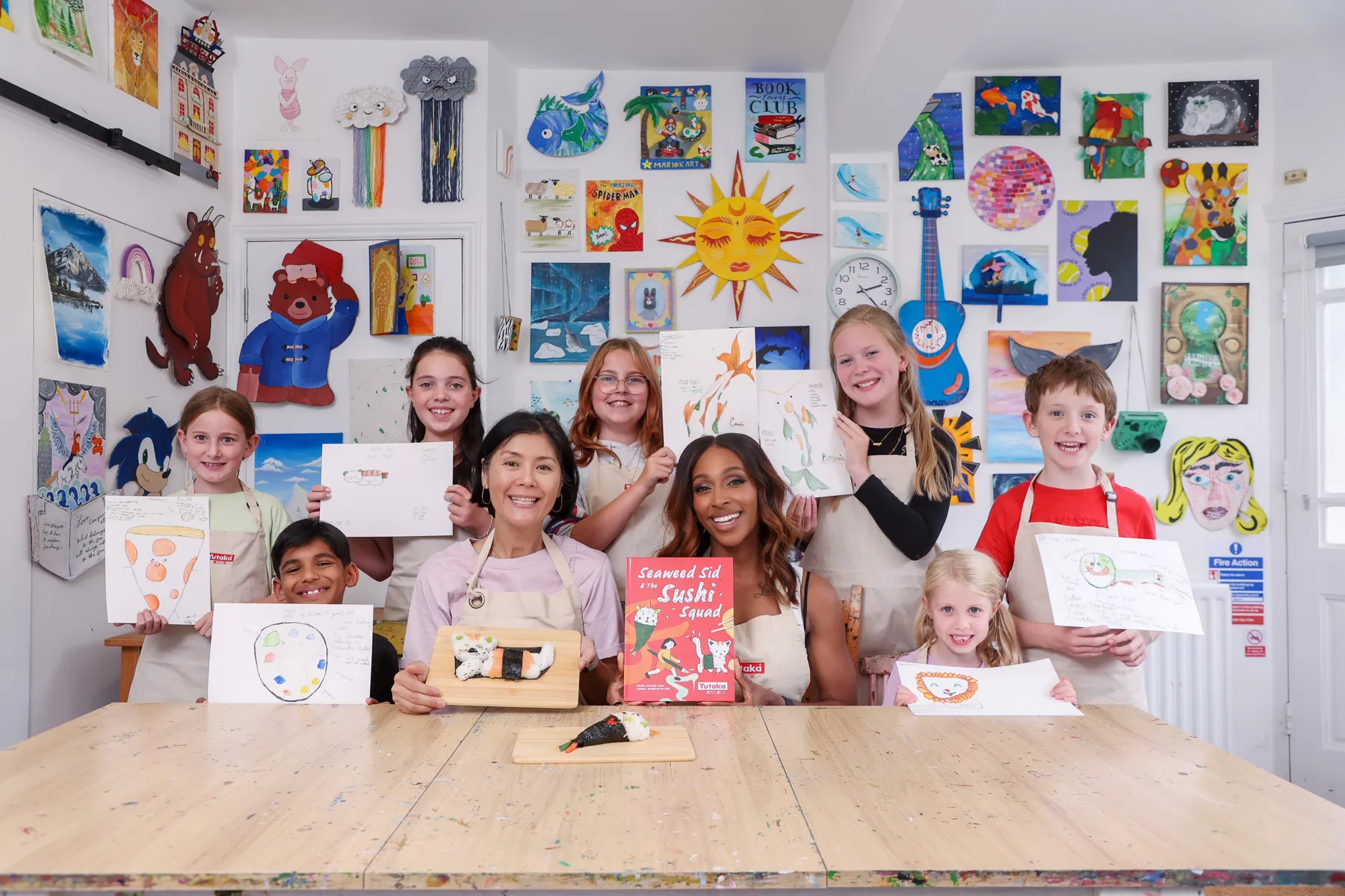 Seaweed Sid & The Sushi Squad workshop group photo